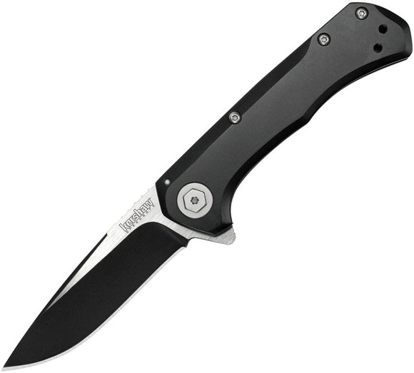 KERSHAW 1955 SHOWTIME ASSISTED FRAME LOCK PLAIN EDGE FOLDING KNIFE. - S&R KNIVES INC