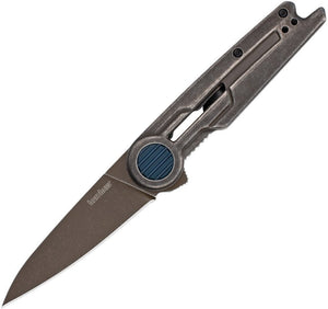KERSHAW 2035 PARSEC 8CR13MO STEEL FRAMELOCK KVT FOLDING KNIFE. - S&R KNIVES INC