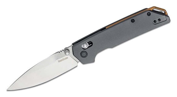 KERSHAW 2038 IRIDIUM DURALOCK D2 STEEL GRAY ULTIMATE MODERN FOLDING KNIFE. - S&R KNIVES INC