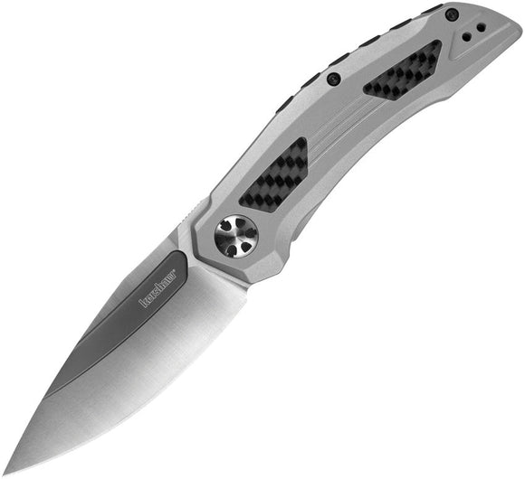 KERSHAW 5510 NORAD FRAMELOCK D2 STEEL CF INLAY HANDLE FOLDING KNIFE. - S&R KNIVES INC