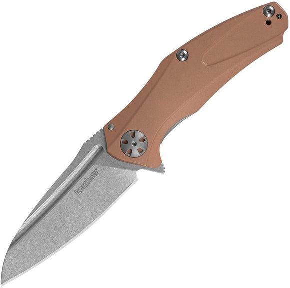 KERSHAW 7006CU NATRIX COPPER FRAME LOCK D2 STEEL FOLDING KNIFE. - S&R KNIVES INC