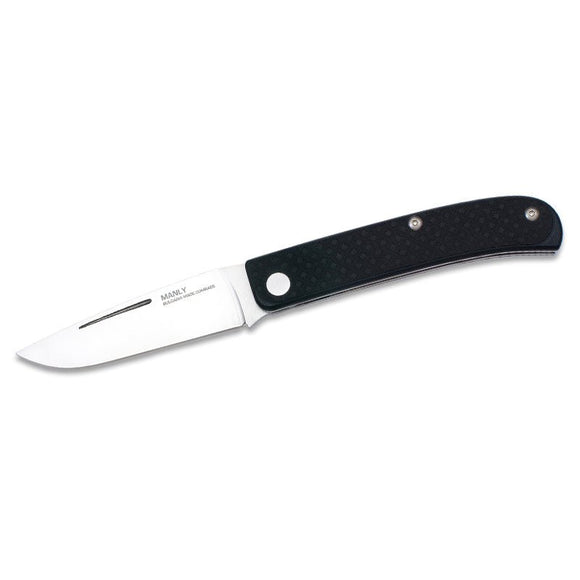MANLY KNIVES 01ML010 COMRADE CPM - 154 STEEL SLIP JOINT BLACK/ORANGE FOLDING KNIFE - S&R KNIVES INC