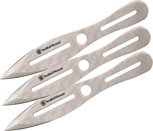 SMITH & WESSON SWTK10CP 3 PIECE 2CR13 STEEL KNIFE SET - S&R KNIVES INC