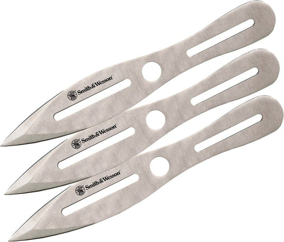 SMITH & WESSON SWTK10CP 3 PIECE 2CR13 STEEL KNIFE SET - S&R KNIVES INC