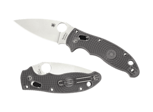 SPYDERCO C101PGY2 MANIX 2 LIGHTWEIGHT MAXAMET SATIN BLADE GRAY FRCP HANDLE BALL BEARING LOCK FOLDING KNIFE USA - S&R KNIVES INC