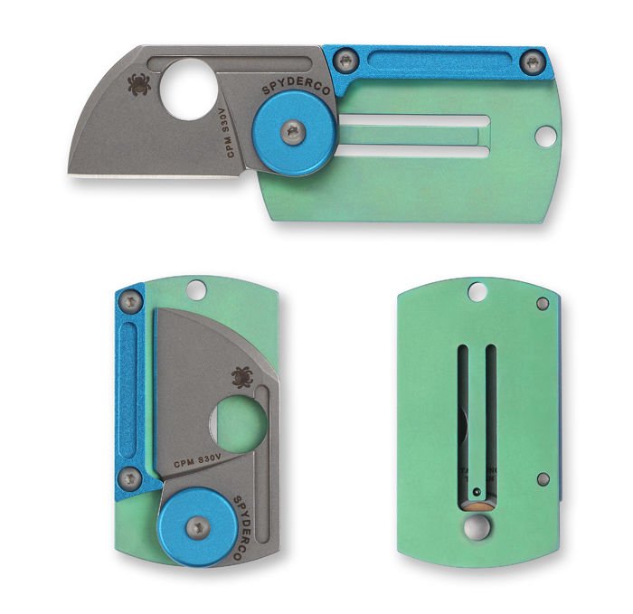 Spyderco c188altip dogtag cpm - s30v blade steel folding knife. - S&R KNIVES INC
