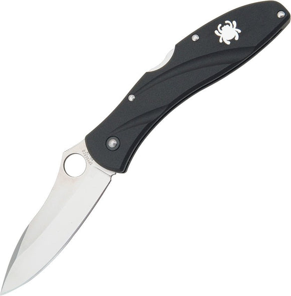 SPYDERCO C66PBK3 CENTOFANTE 3 PLAIN EDGE VG10 BLADE STEEL FOLDING KNIFE - S&R KNIVES INC