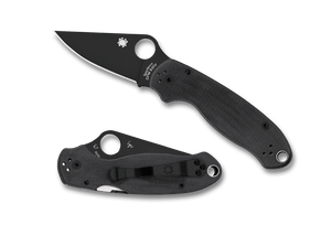 SPYDERCO PARA 3 FOLDING KNIFE – CPM S45VN STEEL, G - 10 HANDLE, COMPRESSION LOCK, MADE IN USA - S&R KNIVES INC