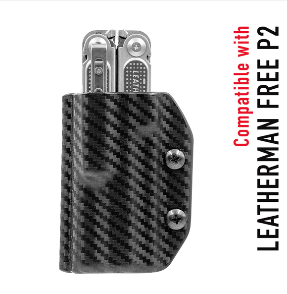 STATGEAR LP2 - BLK KYDEX SHEATH FOR LEATHERMAN FREE P2 - S&R KNIVES INC