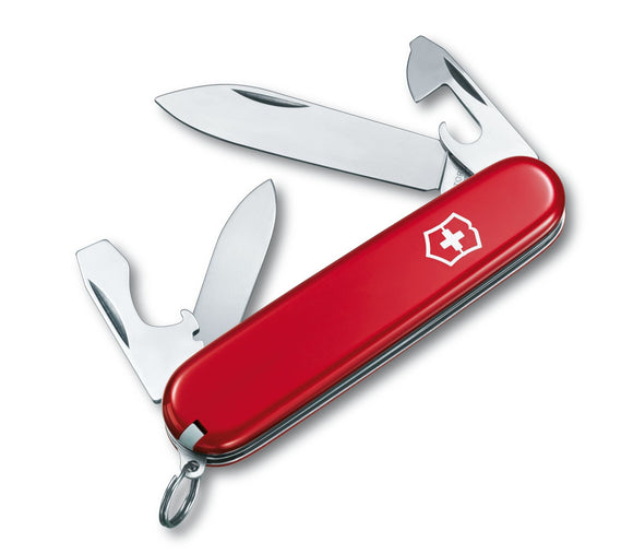 SWISS ARMY VICTORINOX 0.2523 - 033 - X1 RECRUIT RED MUTI POCKET FOLDING KNIFE - S&R KNIVES INC