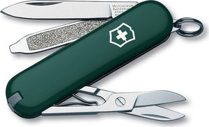 SWISS ARMY VICTORINOX 0.6223.4 - 033 - X1 CLASSIC SD HUNTER GREEN MULTI FUNCTION POCKET KNIFE. - S&R KNIVES INC