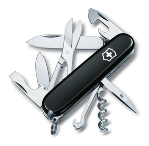 SWISS ARMY VICTORINOX 1.3703.3 - 033 - X1 CLIMBER BLACK MULTI FUNCTION POCKET KNIFE. - S&R KNIVES INC