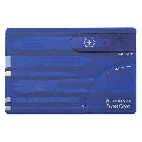 SWISS ARMY VICTORINOX 53928 SUPPHIRE SWISS CARD HANDY POCKET TOOL - S&R KNIVES INC