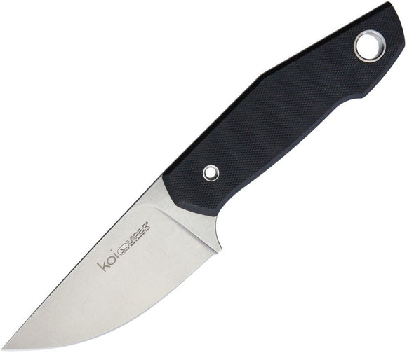 VIPER KNIVES VT4009GB KOI BLACK G10 HANDLE N690 BLADE FIXED BLADE KNIFE W/SHEATH - S&R KNIVES INC