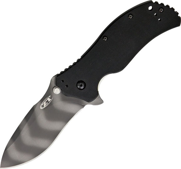 ZERO TOLERANCE ZT0350TS S30V TIGER STRIPE BLADE G - 10 HANDLE SPEEDSAFE A/O FOLDING KNIFE USA MADE - S&R KNIVES INC