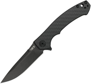 ZERO TOLERANCE ZT0450CF FOLDING KNIFE – S35VN DLC BLADE, CARBON FIBER & TITANIUM HANDLE, KVT FLIPPER, MADE IN USA - S&R KNIVES INC